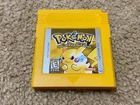 Pokemon Yellow Version Pikachu Edition Nintendo Gameboy Authentic Free Ship