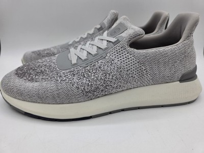 Peter Millar Hyperlight Apollo Mens Sz. 12 Grey Knit Athletic Slip On Sneakers
