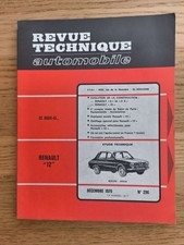 Revue technique Renault R12