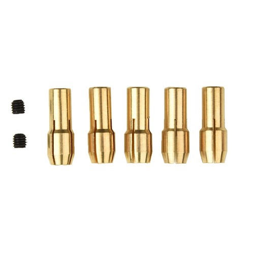 8pcs Messingbohrfutter-Spannzangenstück Für Dremel-Drehwerkzeugadapter 0,5-3mm - Bild 9 von 14