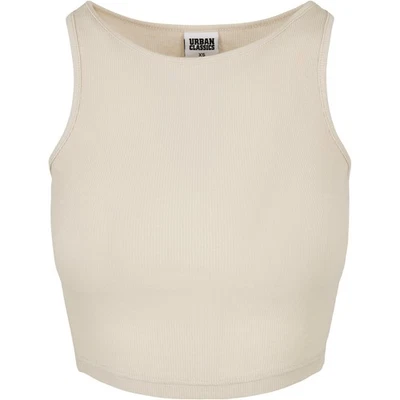 Ladies Cropped Rib Top softseagrass - Photo 1/4