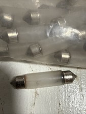 Lot Of 25 Festoon 24 Volt 10 Watt Frosted Bulb