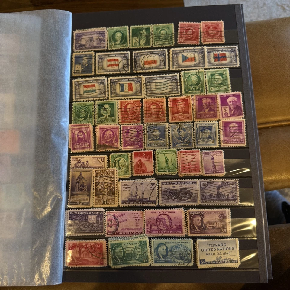 United States stamps from duplicate collection;... FREE SHIPPING, complete! - Image 4 of 4