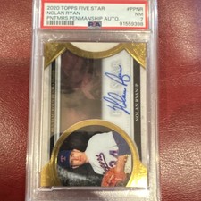 2020 Topps Five Star Pentamerous Penmanship Nolan Ryan Auto PSA Rangers PP-NR