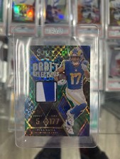 2023 Panini Select - Draft Selections Memorabilia Puka Nacua Green Prizm /5