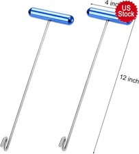 2 pack 12 inch fishing hook remover dehooker tool for saltwater