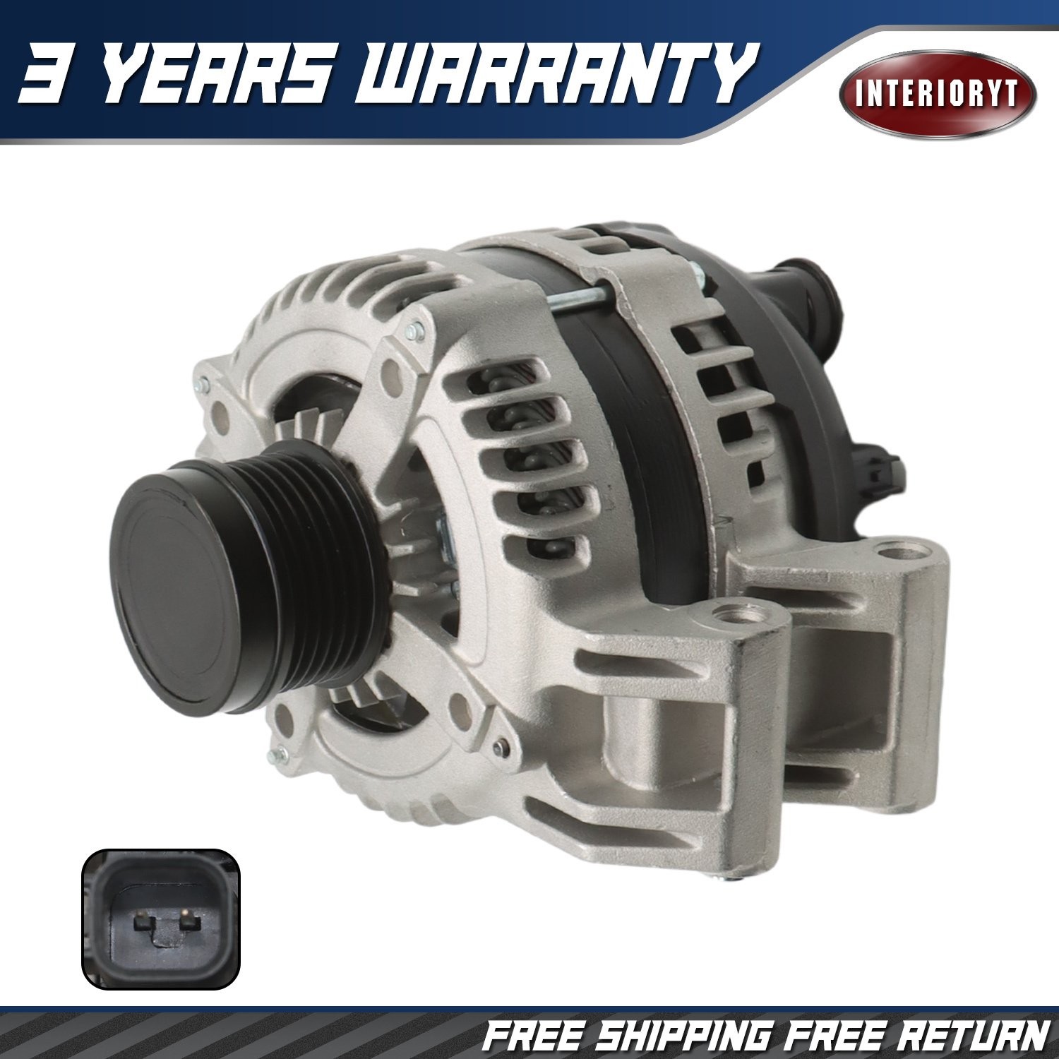 Alternator 11554 For Jeep Cherokee 2014-2019 Jeep Compass 2017-2022 L4 2.4L