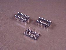 Lot of 3 111-99-316-41-001 Mill-Max Dual-In-Line Socket DIP 16 Position 2.54mm