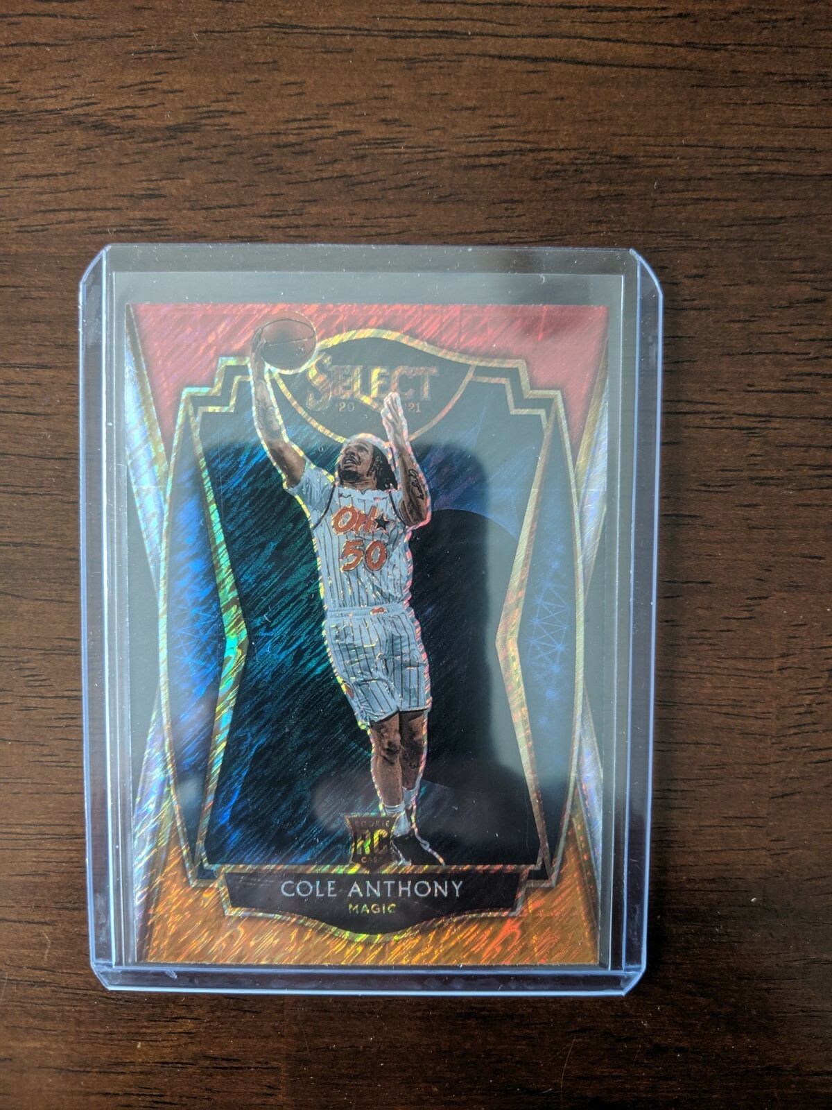 COLE ANTHONY 2020-21 SELECT RED WHITE ORANGE FLASH PREMIER LEVEL PRIZM RC Magic