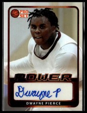 2021-22 Pro Set Power #PA-DP1 Dwayne Pierce Portrait Autograph Bronze