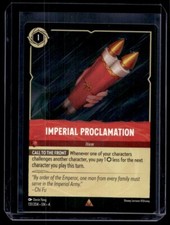 Disney Lorcana Ursula's Return Imperial Proclamation Non Foil 131/204
