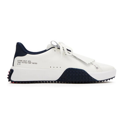 2023 G/Fore Damen G.112 PU-Leder Kiltie Golfschuhe: Schnee/Dämmerung