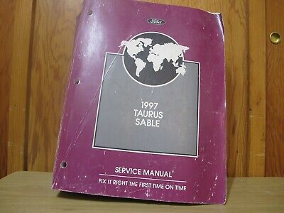 1997 FORD TAURUS MERCURY SABLE Electrical Wiring Diagrams Shop Service Manual 97