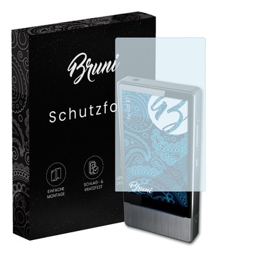 Bruni 2x Folie für FiiO X7 Schutzfolie Displayschutzfolie