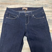 Paige Canyon Boot Jeans Size 26 Blue Bootcut Stretch Cotton Blend Denim ...