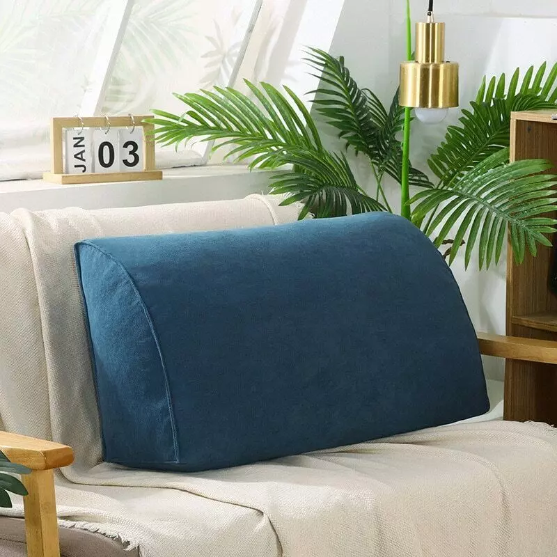 Removable Comfort Bed Rest Pillow Big Wedge Backrest Lounge Sofa