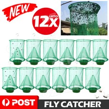 6/12 Ranch Fly Trap Insect Killer Net Cage Home Outdoor Bug Pest Hanging Catcher
