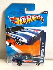 Hot Wheels 1969 PONTIAC GTO - 2011 Hot Wheels Racing #153 - Blue