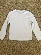 Champion Performance Baselayer Youth Sz S (6/8) White Long Sleeved Shirt