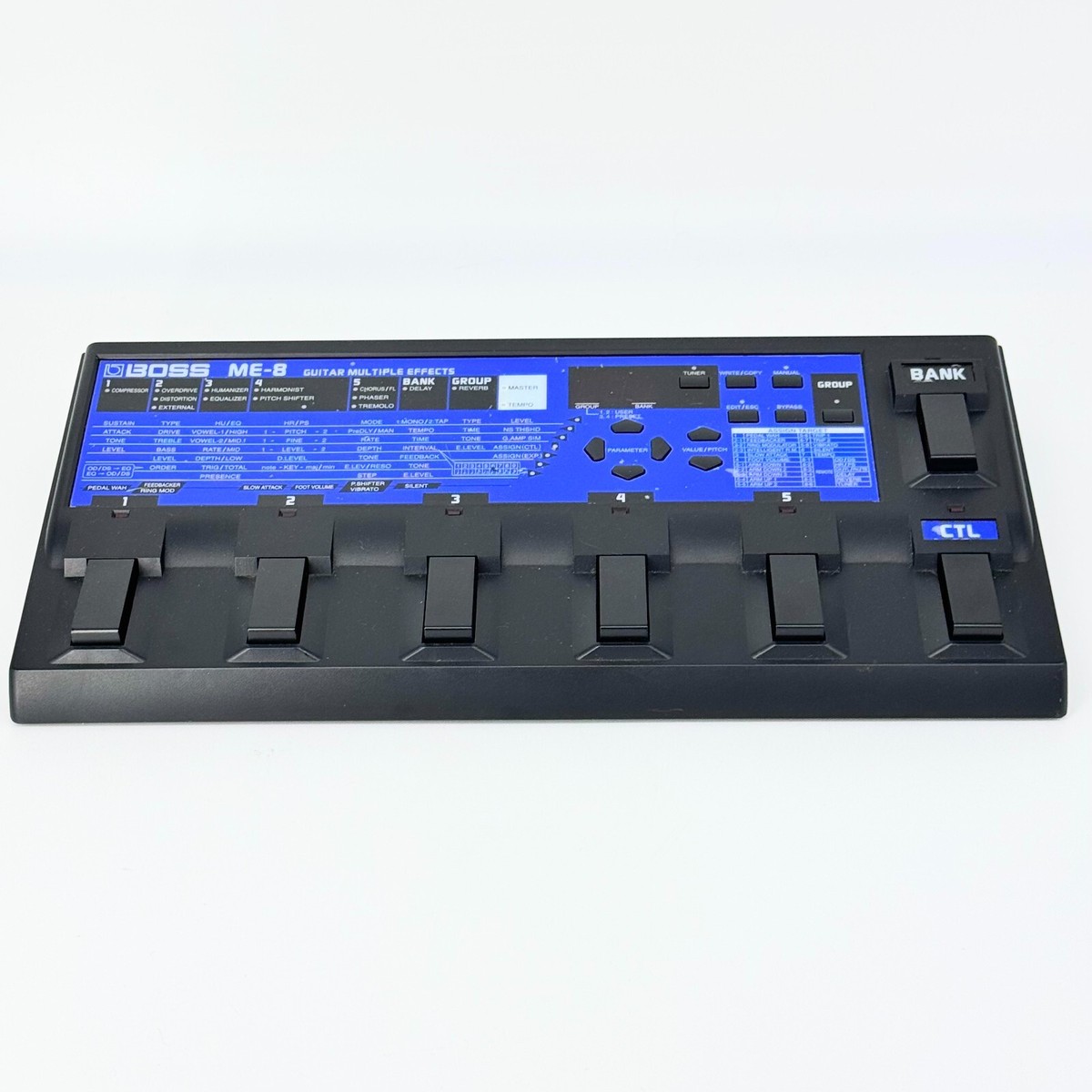 BOSS ME-8 Guitar Multiple Effects Distortion Chorus Used Tested