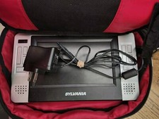 USED Sylvania SDVD8727, 7-Inch Dual Screen Portable DVD System w/ Carry Case...