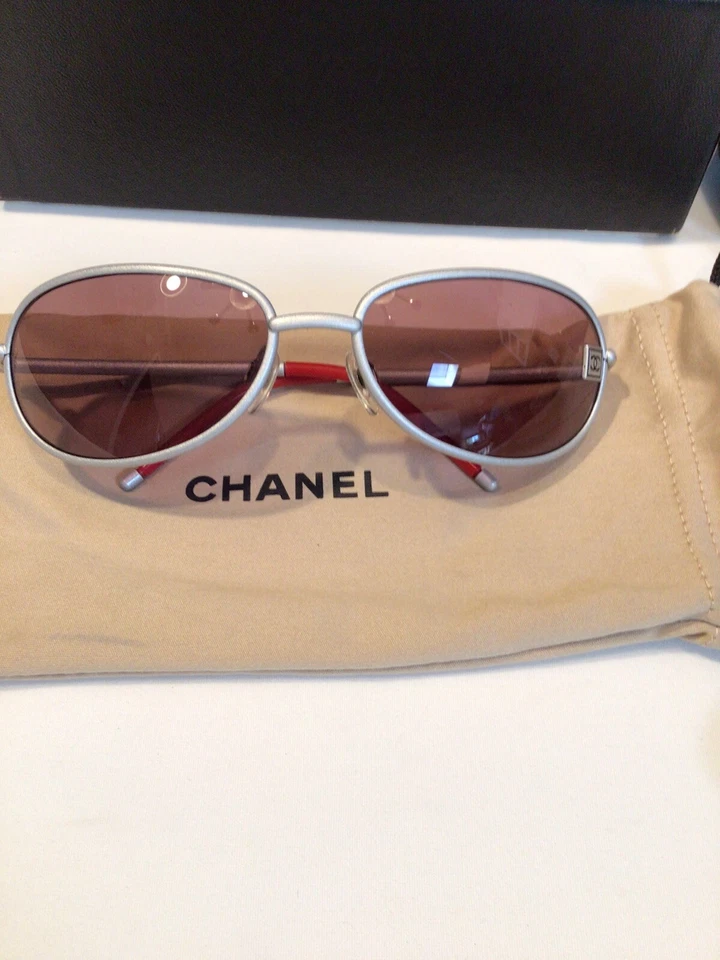 Vintage Chanel Aviator Sunglasses - Image 4 of 4