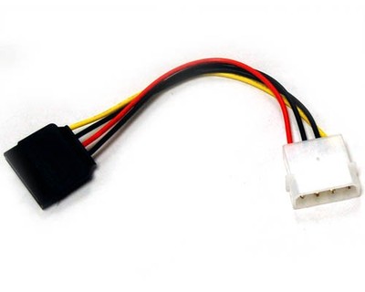 Bytecc SATA-POWER 4 Pins Molex Connector to Serial ATA Power 6'' Cable