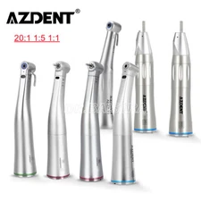 AZDENT Dental 1:1 1:5 20:1 LED Contra Angle Straight Handpiece E type