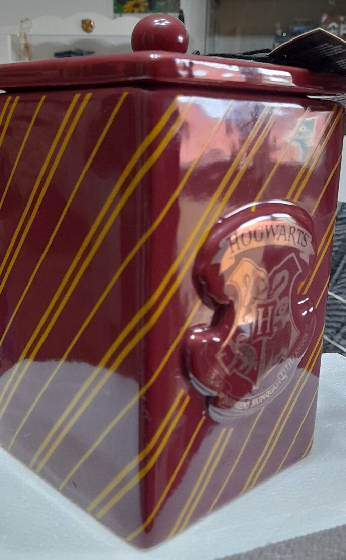 Harry Potter  Barattolo di biscotti inceramica di Harry Potter Hogwarts