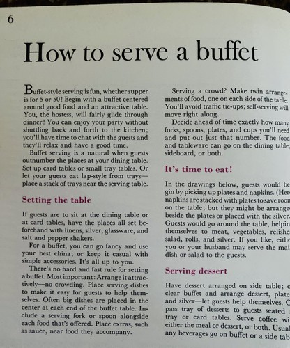 Vintage Better Homes & Gardens Best Buffets Hardcover Book 110 Recipes USA - Picture 6 of 11