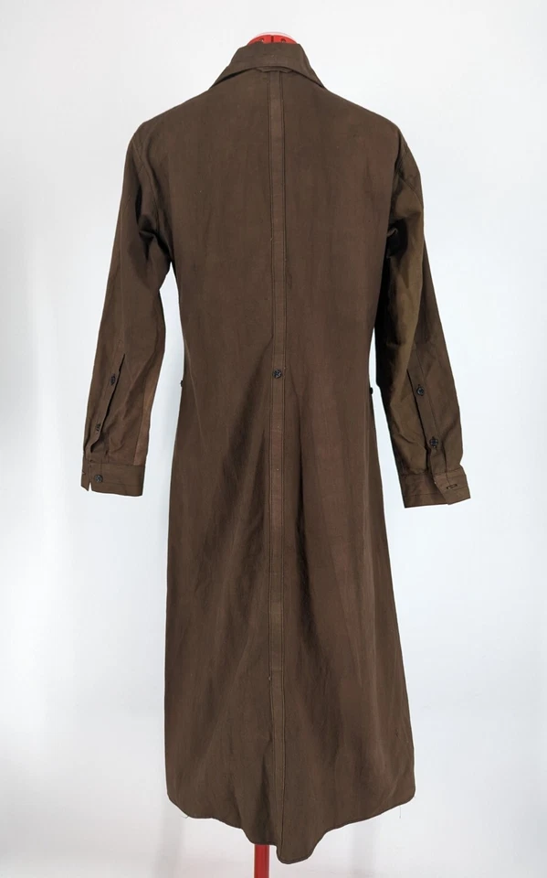 Barbro Sörman 复古 50 年代 60 年代瑞典棕色斜纹工作艺术家浅夹克棕色 — 第 4/4 张图片