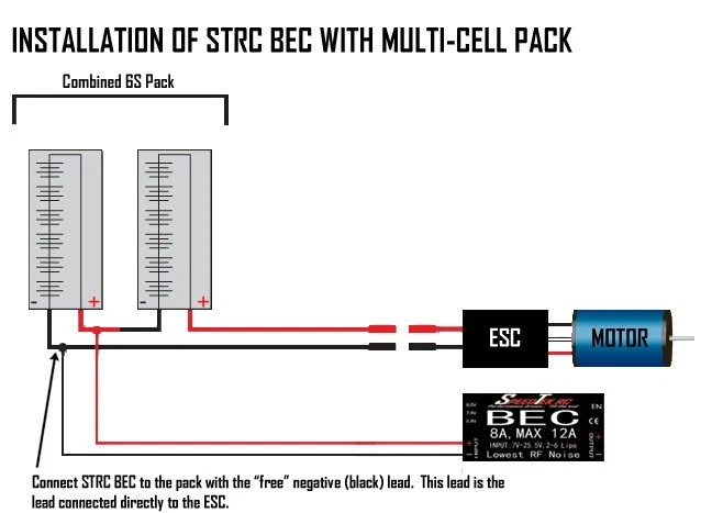 SpeedTek RC 12 Amp Adustable BEC - Image 3 of 3