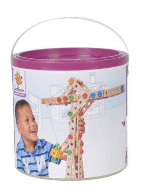 Heros 100039047 - Constructor, Kran 170-tlg, Holzspielzeug
