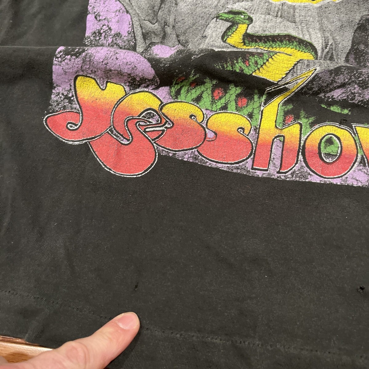 Vintage YES T-Shirt YesShows 1991 Around the World in 80 Vintage YES T-Shirt YesShows 1991 Around the World in 80