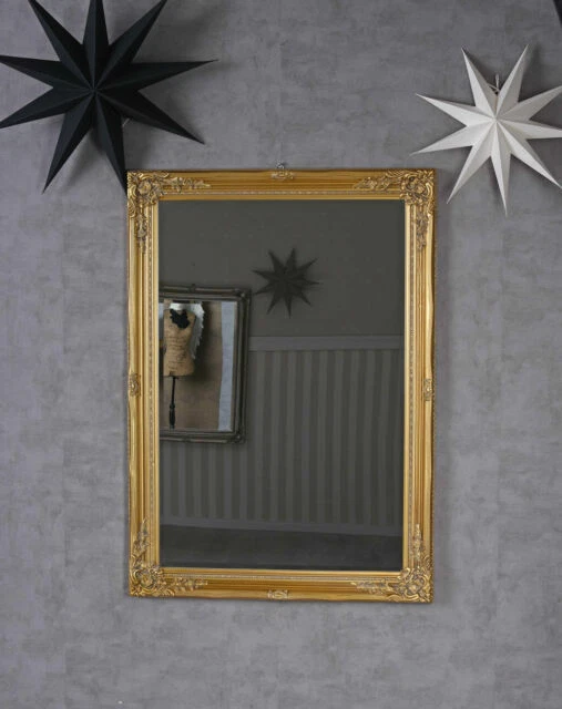 Gold Antique Style Bathroom Mirrors