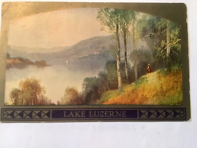 1909 LAKE LUZERNE NEW YORK Postcard