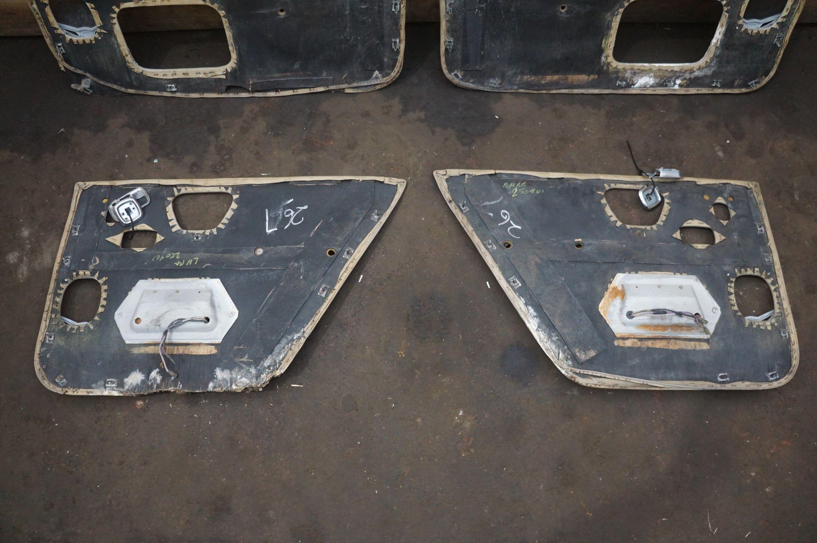 Set Front Left Right Door Trim Panel Rolls Royce Silver Shadow 65-80 *Note