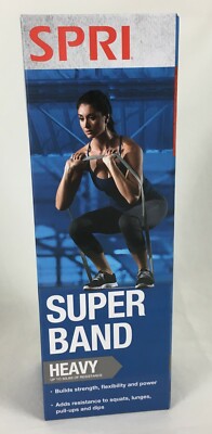 SPRI Super Band Heavy Resistance Workout Band Up to 50 lbs Resistance 40''x1 New 
