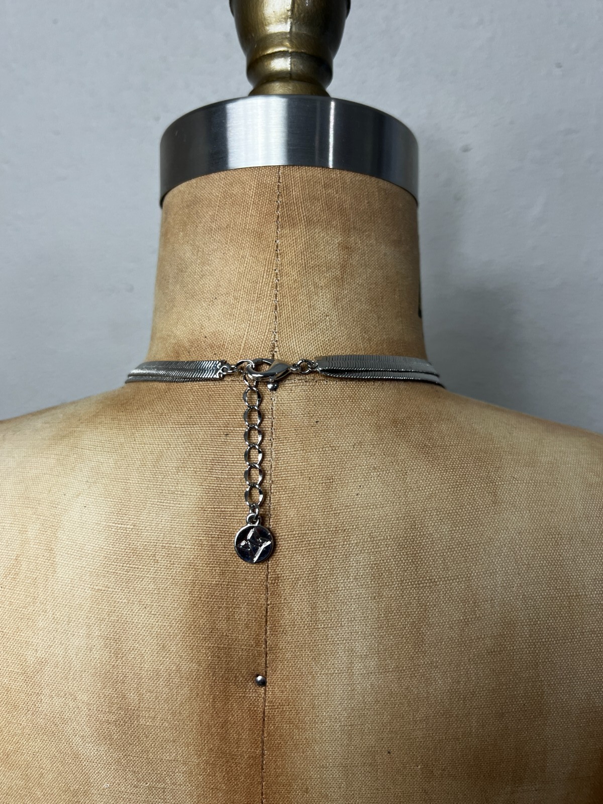 BCBGeneration Silver Two Strand Snake Chain Adjus… - image 4