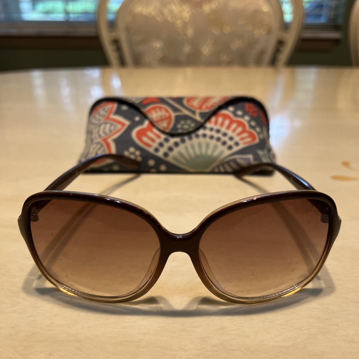 VERA BRADLEY BROWN AUTHENTIC SUNGLASSES Used | eBay