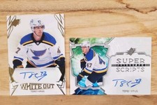 Torey Krug - Scott Perunovich Patch Auto St. Louis Blues Lot (4)