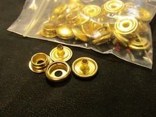 1262 S standard length 24 line BRASS pl. SNAP LEATHER CRAFT H.D. durable snap