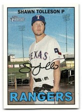 Shawn Tolleson 2016 Topps Heritage Baseball #199 Texas Rangers