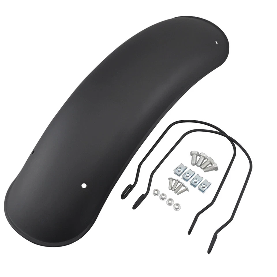 Motorcycle Retro Front Fender Mudguard For Harley Bobber Cafe Racer Scrambler - Image 3 of 4