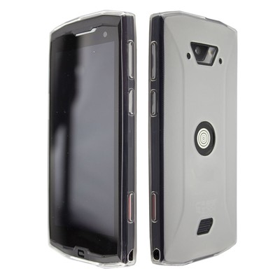 caseroxx TPU-Hülle für Crosscall Core-M4 / M4 Go in weiß-transparent + Displays
