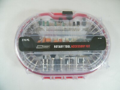 TOOL SHOP 276 PIECE ROTARY TOOL ACCESSORY KIT 242-1820, NEW, SEALED