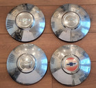 Chevy Dog Dish Bowtie Hubcap Set of 4 Original OEM Vintage