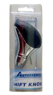 Autotecnica Performance & Styling Gear Shift Knob Automotive Chrome & Black NEW
