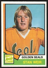 1974-75 OPC O-Pee-Chee Stan Weir RC California Golden Seals #355