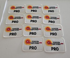 New Vintage Dealership Employee Technician Patch Toyota Lot West Covina Pasadena